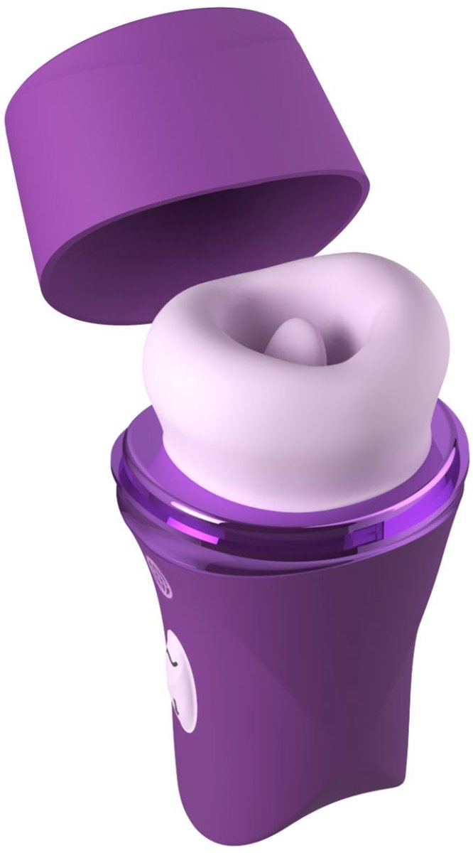 Fantasy For Her - Lush Kiss Pluche Masturbator voor Vrouwen met Weelderige Lippen en Likkende Tongstimulatie