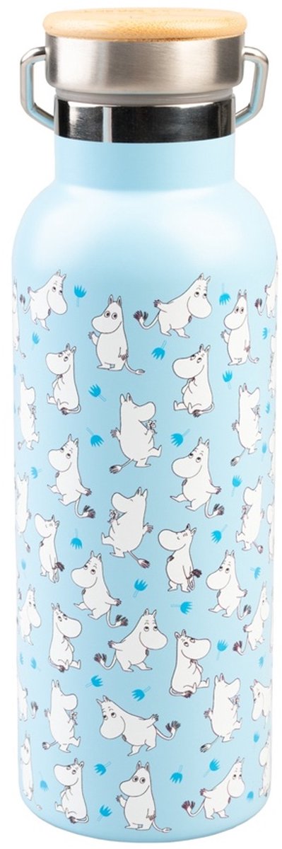 Grupo Erik Moomin - Steel Bottle With Handle Fles - Multicolours
