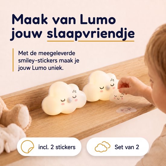 Lumo Babykamer Nachtlampje met Bewegingssensor van Alecto — afbeelding 2
