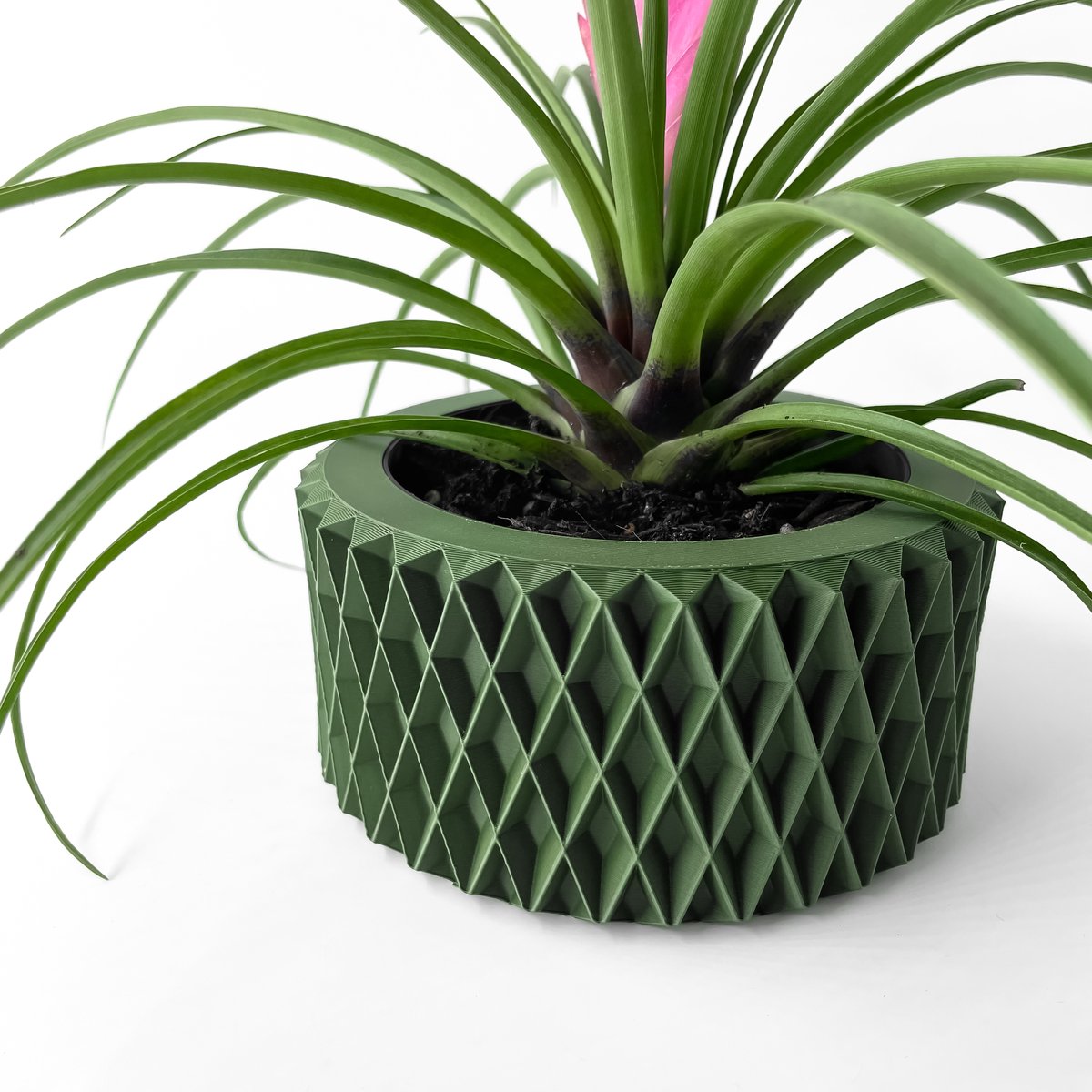 Skushy W21 Bloempot - Moderne Designpot voor Kamerplanten - Sculpturale Plantenpot voor Woonkamer en Kantoor - Premium Woondecoratie