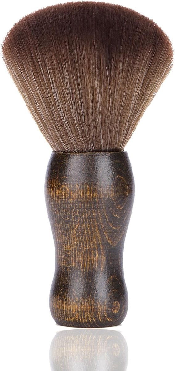 Professionele Herenborstel van Hout voor Baard en Haarverzorging, Ideaal voor Kappers en Barbiers