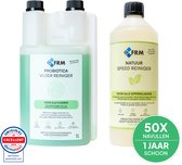 FRM Probiotica Vloer + Speed Reiniger - Complete vloerreiniging | Ontvet, reinigt en houdt vloeren schoon | Geschikt voor Tegels, PVC, Laminaat | Het complete systeem voor een écht schone vloer
