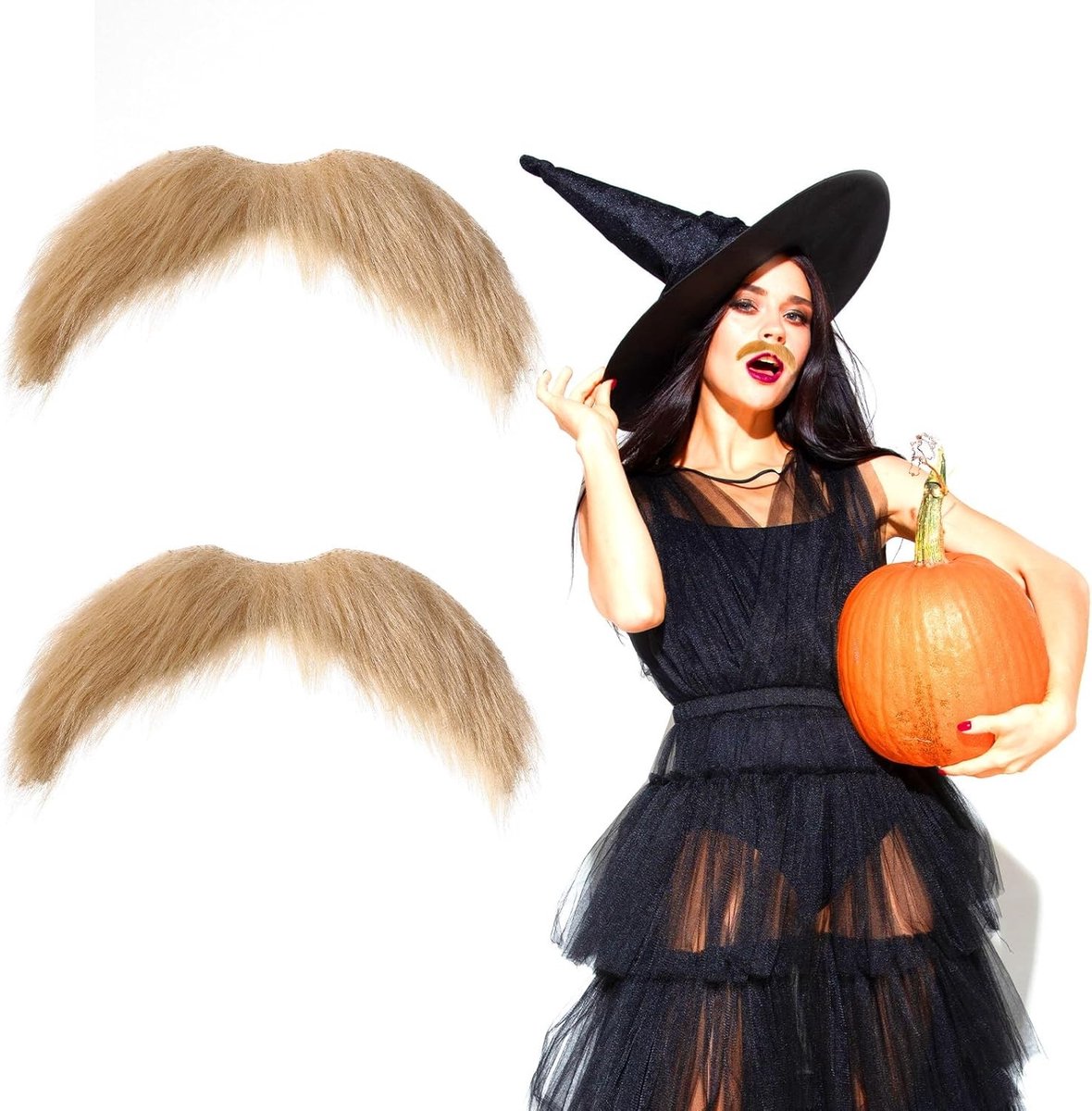 Nepbaard en Snor voor Cosplay en Halloween Feestjes - Perfecte Accessoires voor Kostuums en Verkleedpartijen