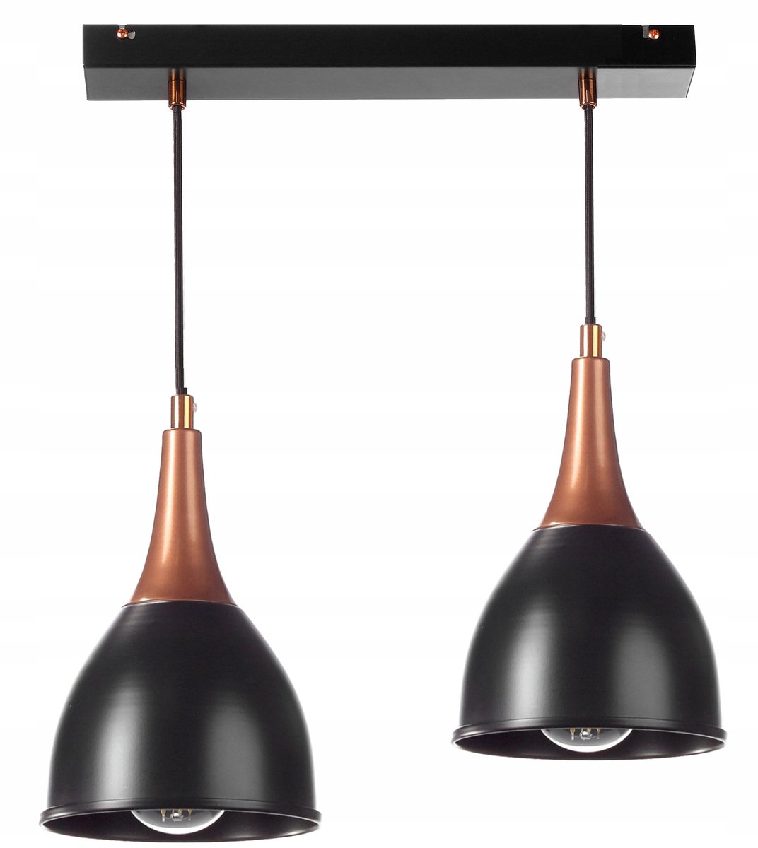 Industriële Hanglamp Metaal E27, Loft Stijl, Koperkleurig