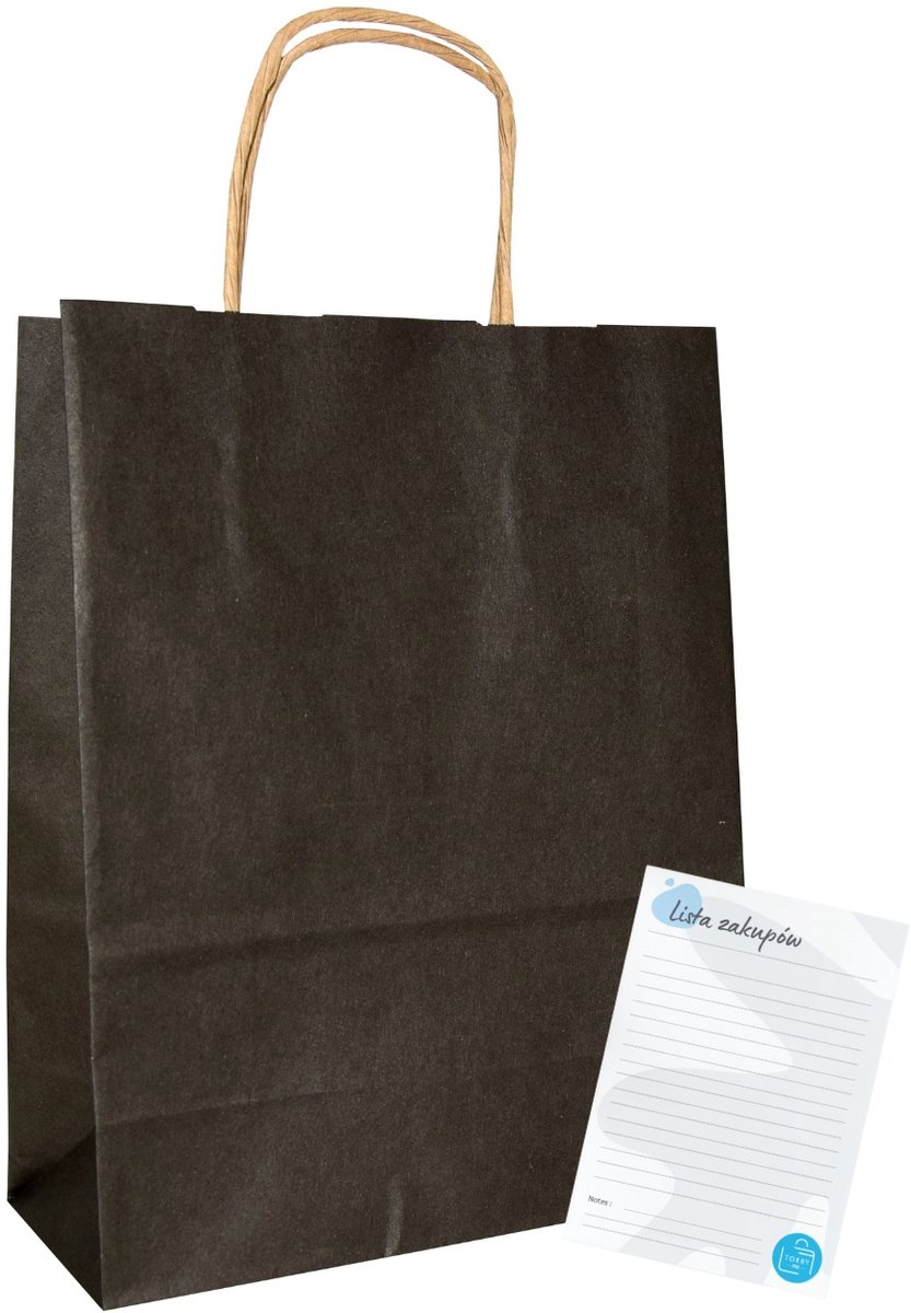Zwarte Papieren Tassen A5 - 250 Stuks - 18x8x22cm - Ideaal voor Winkels