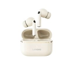 Lenovo - Draadloze witte oordopjes - Supersnelle verbinding - Comfortabel design
