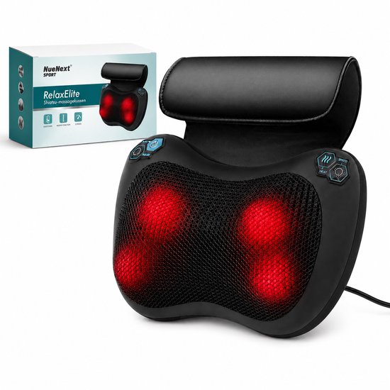 NueNext Shiatsu Nekmassage Apparatuur met Infrarood