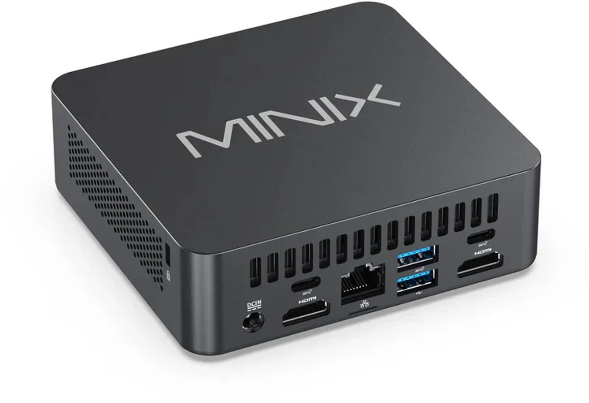 MINIX NUC355 Mini PC - 16GB RAM - 512GB SSD - Intel Core 3 N355 - Windows 11 Pro - Triple 4K Display - 2.5G LAN & Wi-Fi 6 - Krachtige & Stille Compacte Desktop Computer thumbnail 3