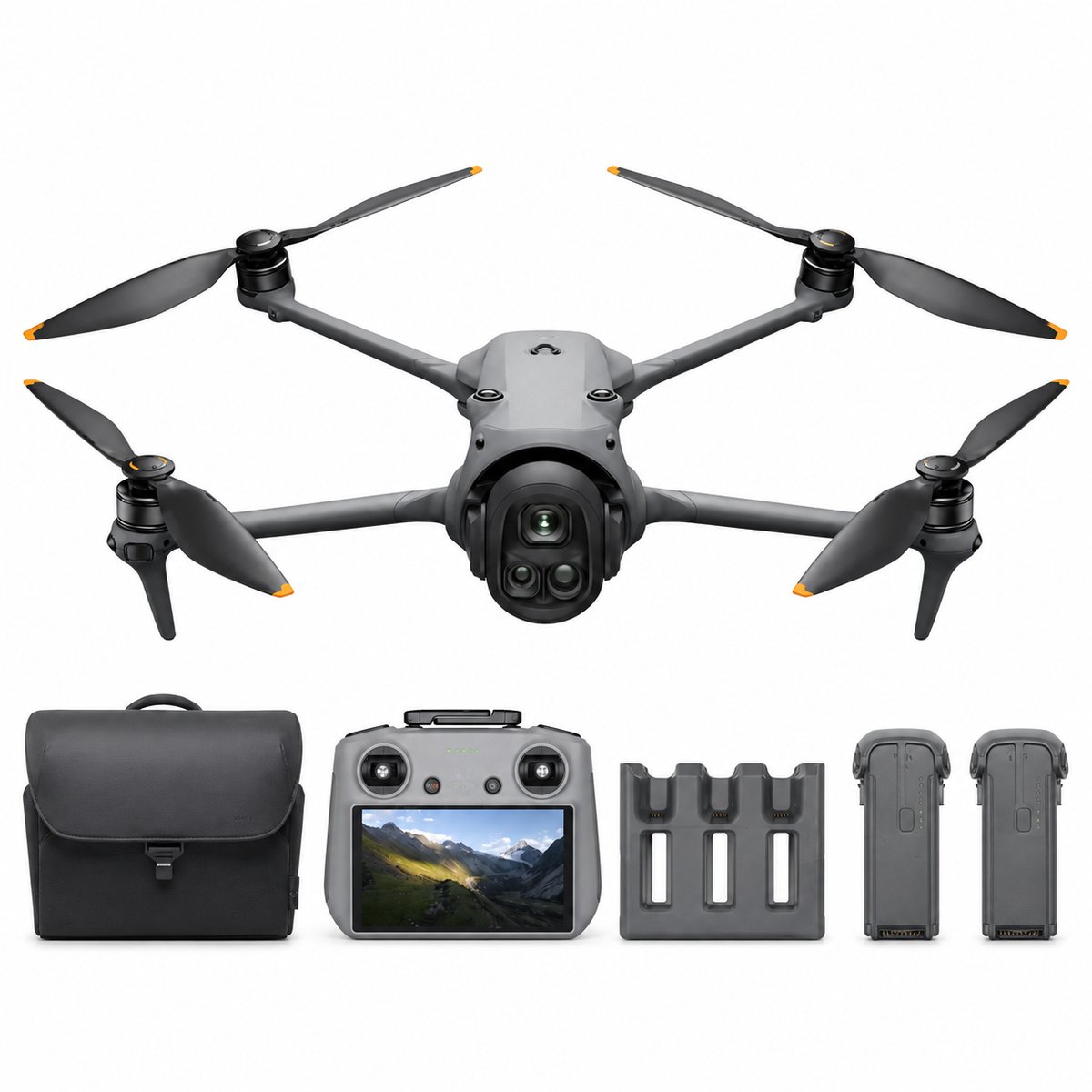 Drone 4K met drievoudige camera, 100MP Hasselblad, 30 km transmissie en 51 min vliegtijd