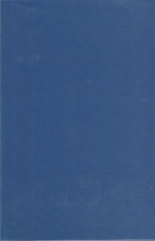 Blauw, effen boek.