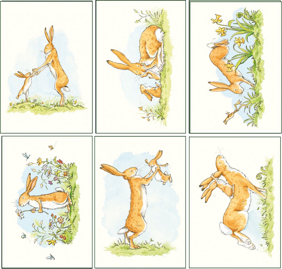 6 Kinderwenskaarten - Ansichtkaarten kind - 15 x 10,5cm - 6 Ansichtkaarten in een zakje