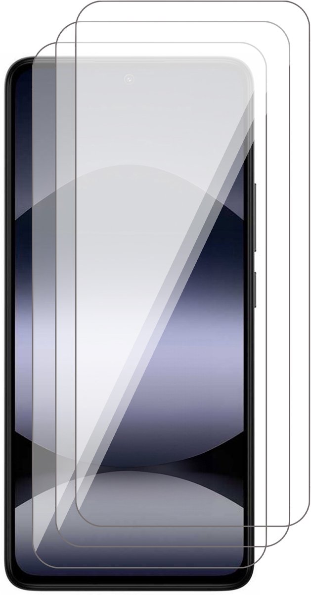 Screenprotector geschikt voor Xiaomi Redmi Note 14 Pro 4G/5G / Note 14 Pro Plus – 3 Stuks – UltraClear Gehard Glas – Case Friendly – 9H Krasbestendig