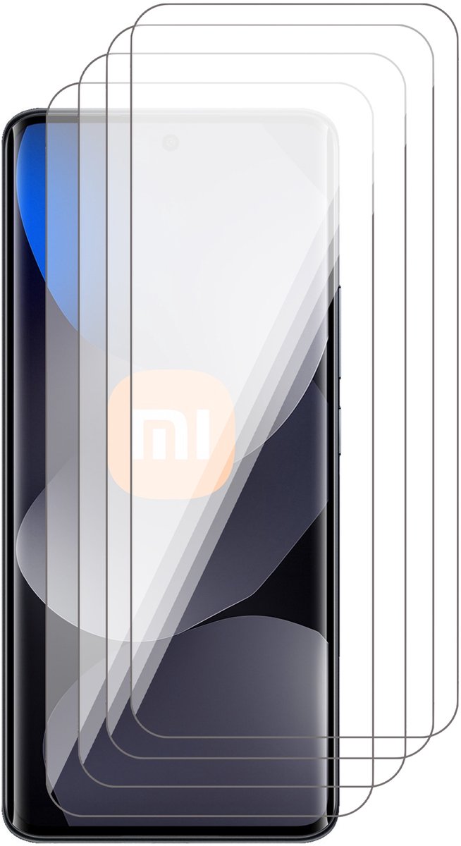 Screenprotector geschikt voor Xiaomi Redmi Note 15 Pro 5G – 4 Stuks – UltraClear Gehard Glas – Case Friendly – 9H Krasbestendig