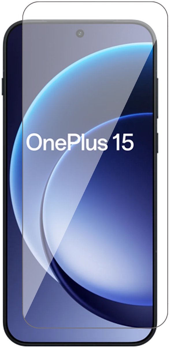 Screenprotector geschikt voor OnePlus 15 5G – UltraClear Gehard Glas – Case Friendly – 9H Krasbestendig