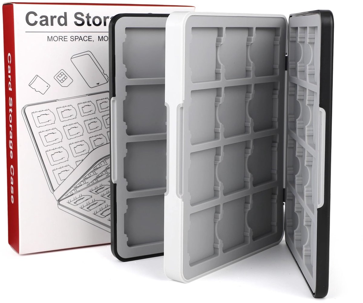48-Slots Gamecard-Hoesje Compatibel met Switch NEW 3DS XL/NEW 3DS / DSi XL / DSi LL / DS Lite, Harde Buitenkant met - ShopVlot