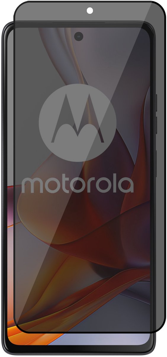 Privacy Screenprotector geschikt voor Motorola Moto G75 – Full Cover Gehard Glas – Anti Inkijk – Privacy Filter