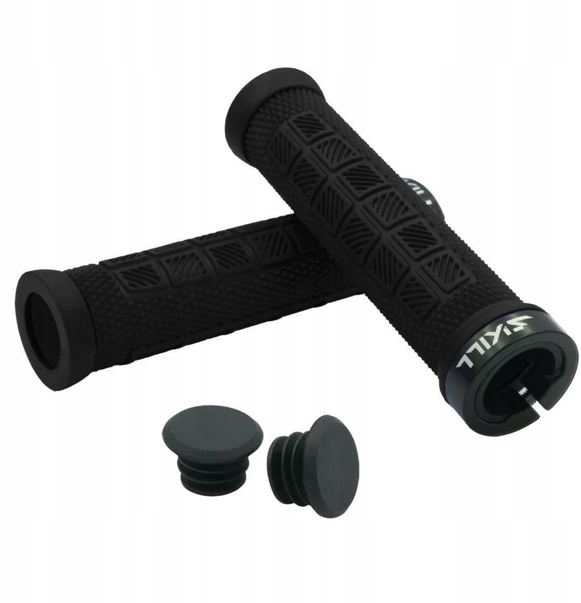 SKILL TOWER Fietsstuur Handvatten 130mm Zwart - Comfort & Controle