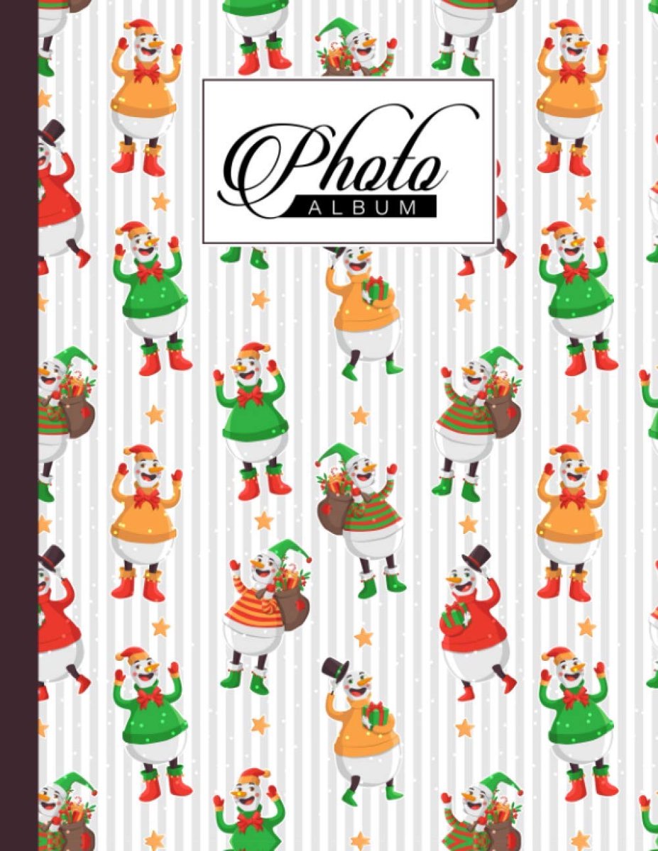 Photo Album: Merry Christmas Album, Large Photo Albums with Writing Space Memo, Extra Large Capacity Picture Album - ShopVlot