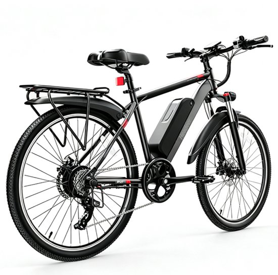 HEADEER BK1350 E-bike - 26 inch - 56km actieradius - 350W motor - 48V 13.5Ah accu - Topsnelheid 25 km/u - Zwart — afbeelding 5