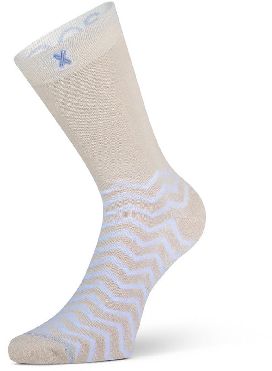 XPOOOS - Dubai Dames bamboe Sokken - Badstof zool - 1-Pack - Maat 39/42 - Licht roze