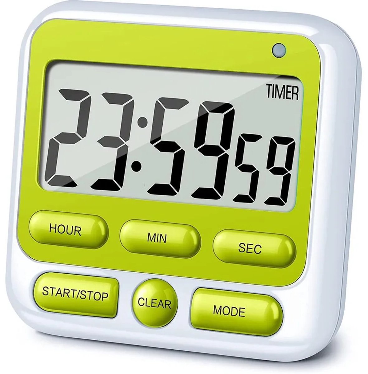 Digitale keukentimer Geschikt voor aftelfunctie – magnetische timer, aftelbaar, Geschikt voor koken, bakken, fitness en gebruik door studenten.