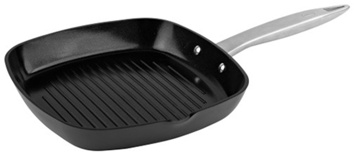 Zyliss Ultimate Pro Grillpan 26 cm – Inductie – PFAS-vrij – Keramische Antiaanbaklaag