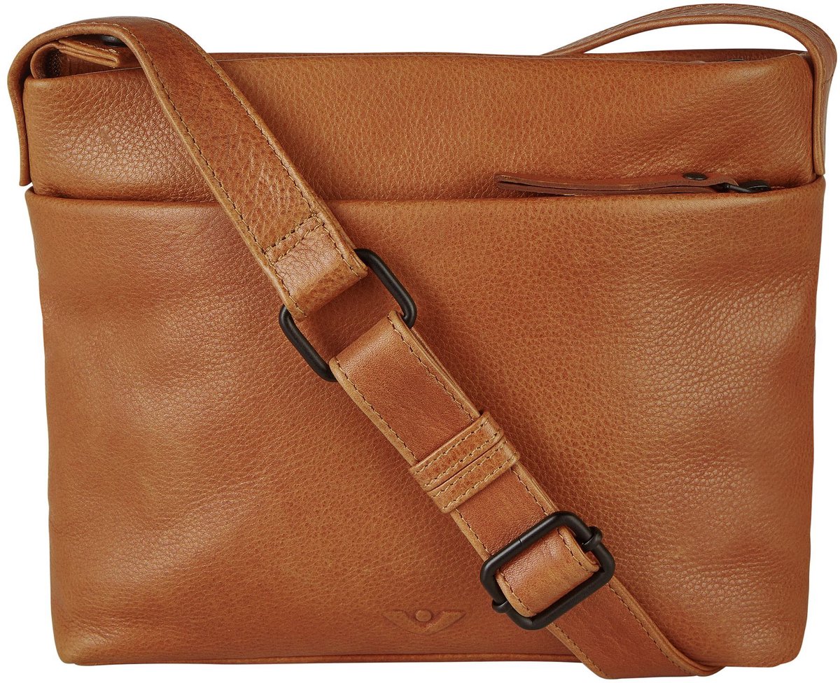Voi Texas Crossbody tas Leder 24 cm - Dames - cognac