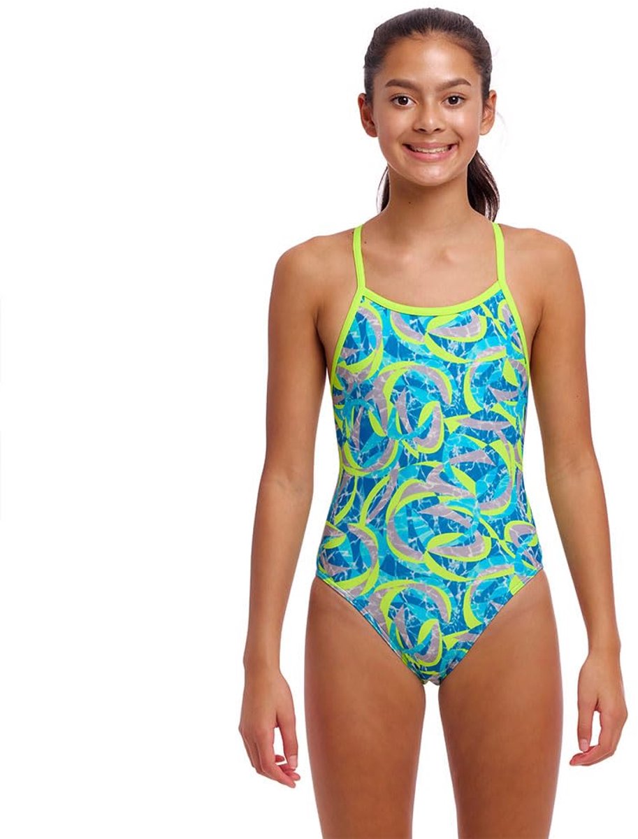 FUNKITA Single Strap - Zwempak - Ice Silver - Maat 14