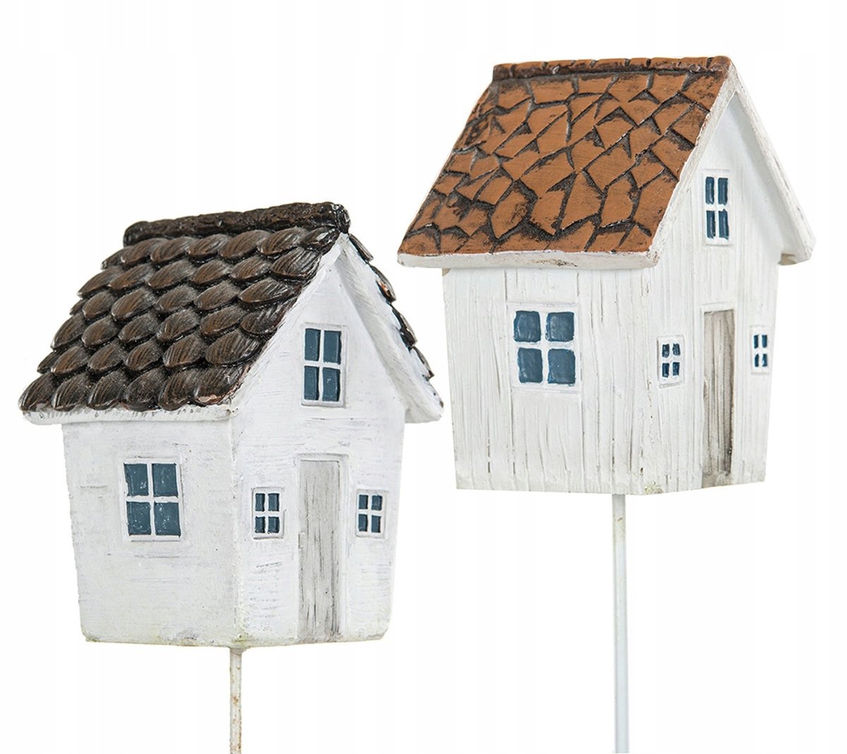 2 Decoratieve Huisjes voor Potten en Kransen