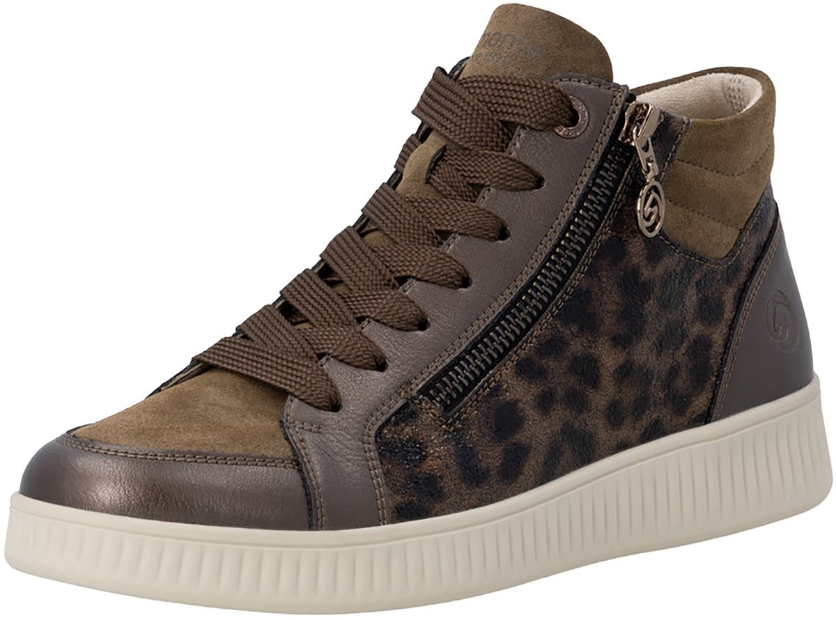 Baskets en cuir Montante