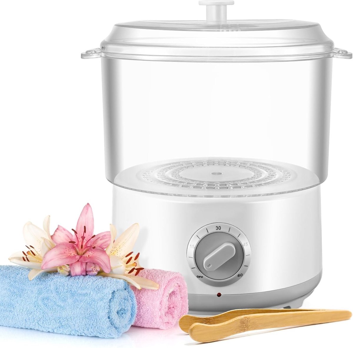 Handdoekverwarmer - Wit - Handdoekdemper met Clip - Snelle Verwarming voor Thuisgebruik en Spa