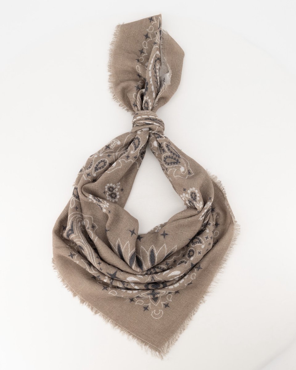Teatro - Fee - Scarve - Sjaaltje - 90 x 90 cm - Taupe