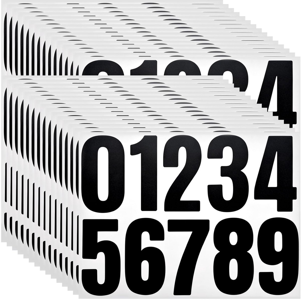 Elzusha - Set van 30 Aantal Stickers 10 cm Weatherproof