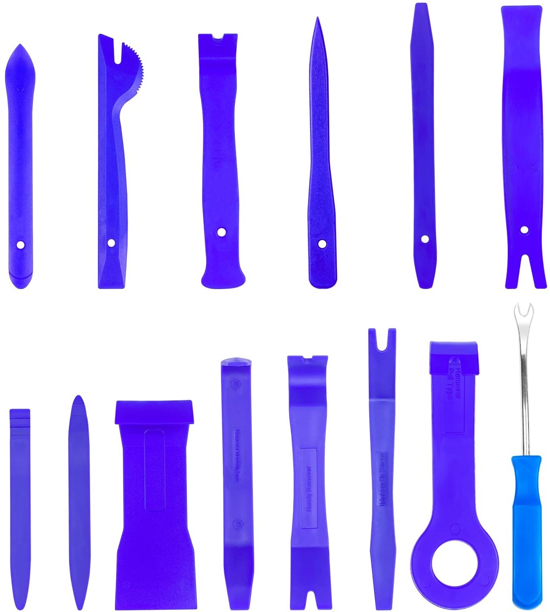 Elzusha - 14-delige Auto Demontage Gereedschap Set - Ergonomische Plastic Heftool