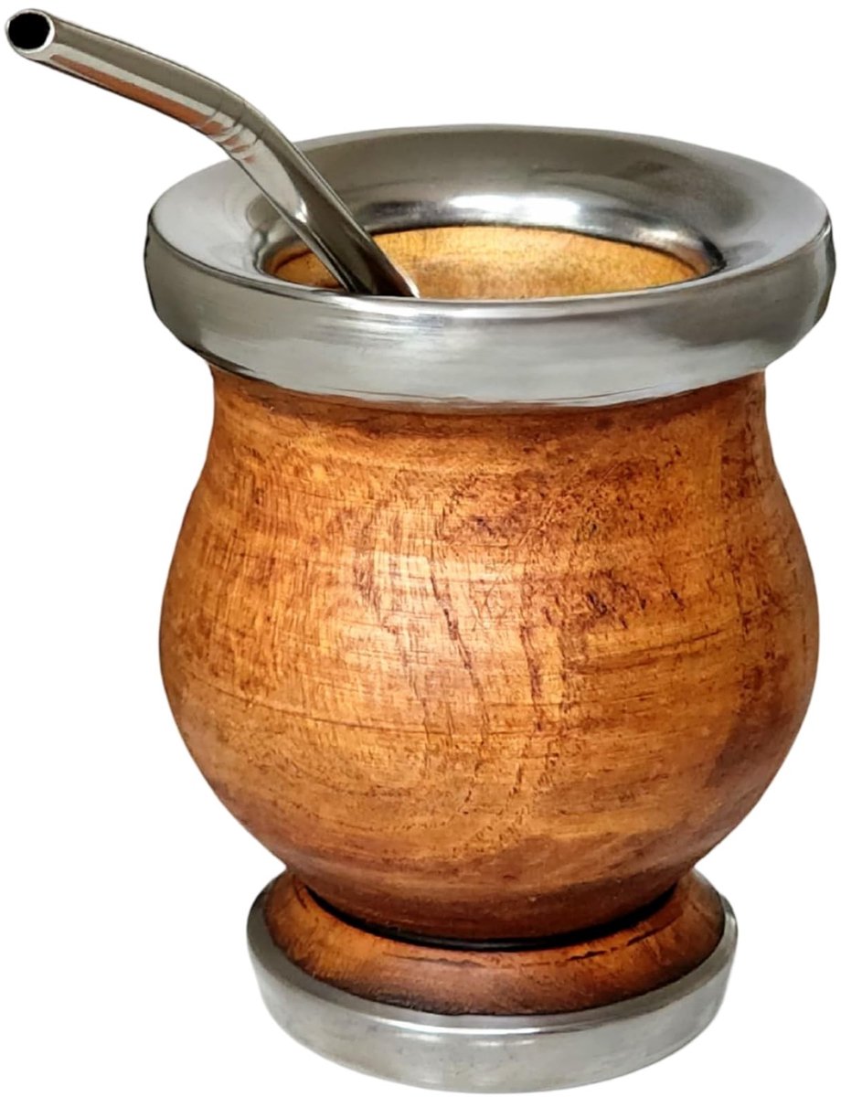 Elzusha - Handgemaakte Matte Mok - Hout en
