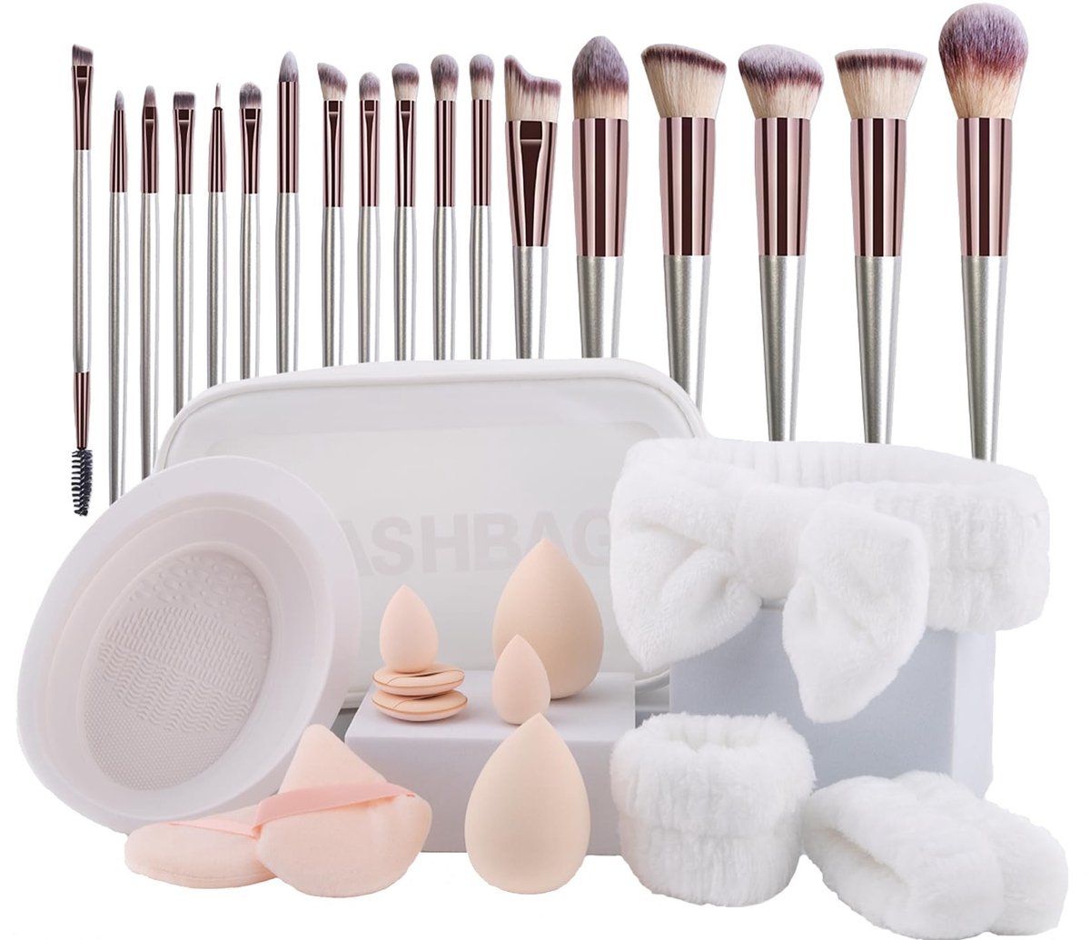 Elzusha - Professionele Make-up Kwasten Set voor Reis