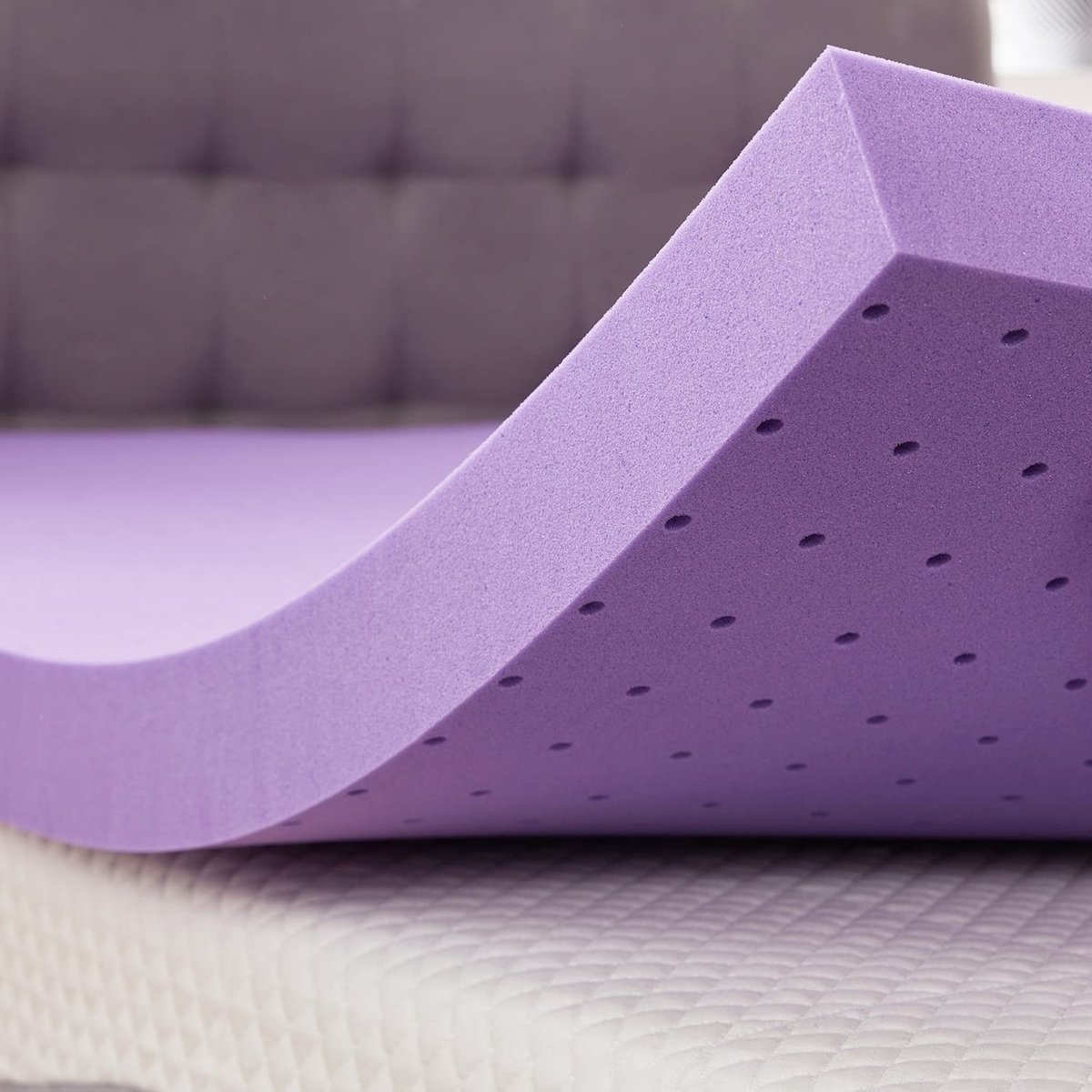 Elzusha - Gel Memory Foam Matrastype 3 Inch Ventileert en Drukverlagend