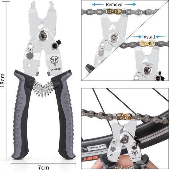 Elzusha - 5-in-1 Fietsgereedschapset met Pliers — afbeelding 2