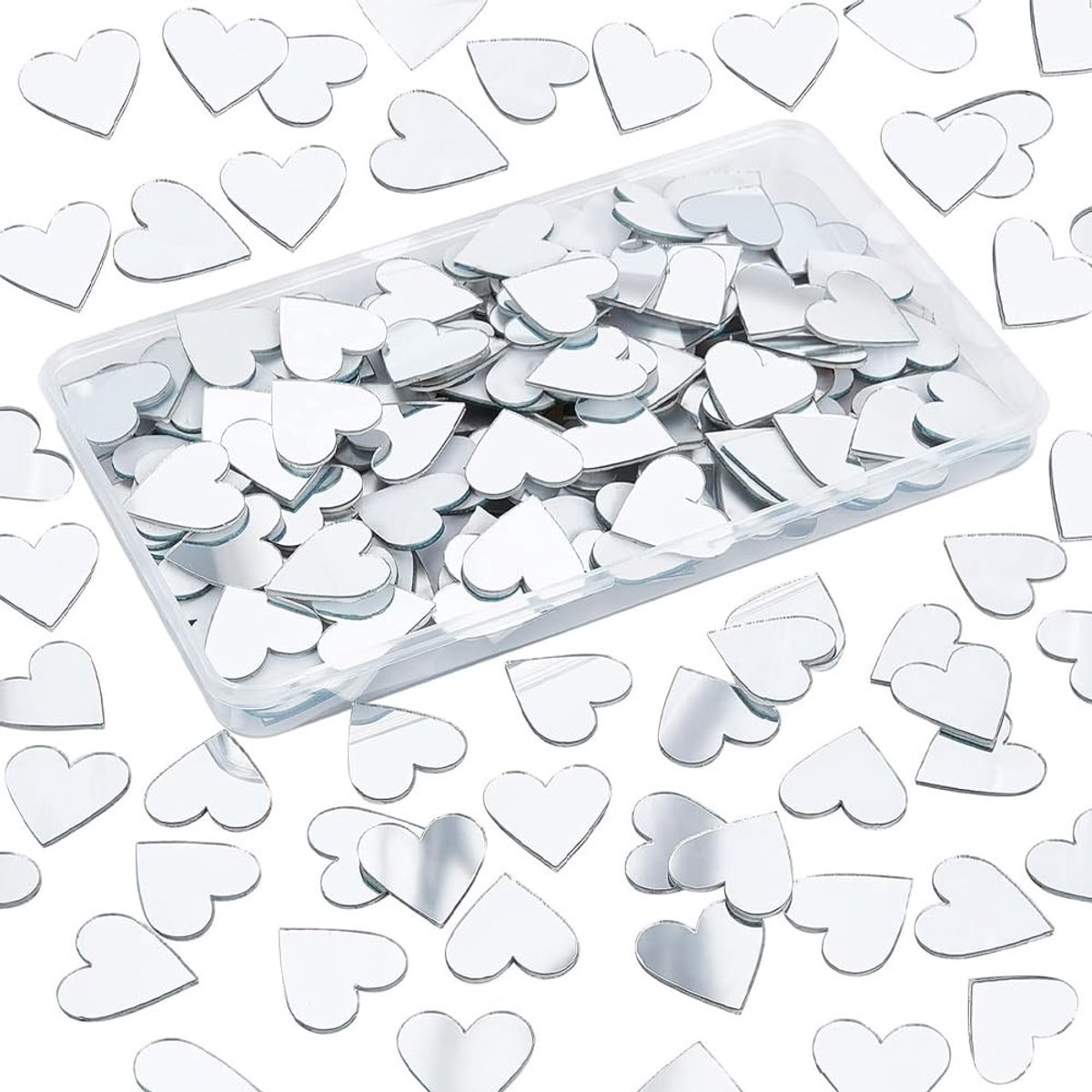 Elzusha - Set van 200 Spiegeltegels voor DIY Decoratie