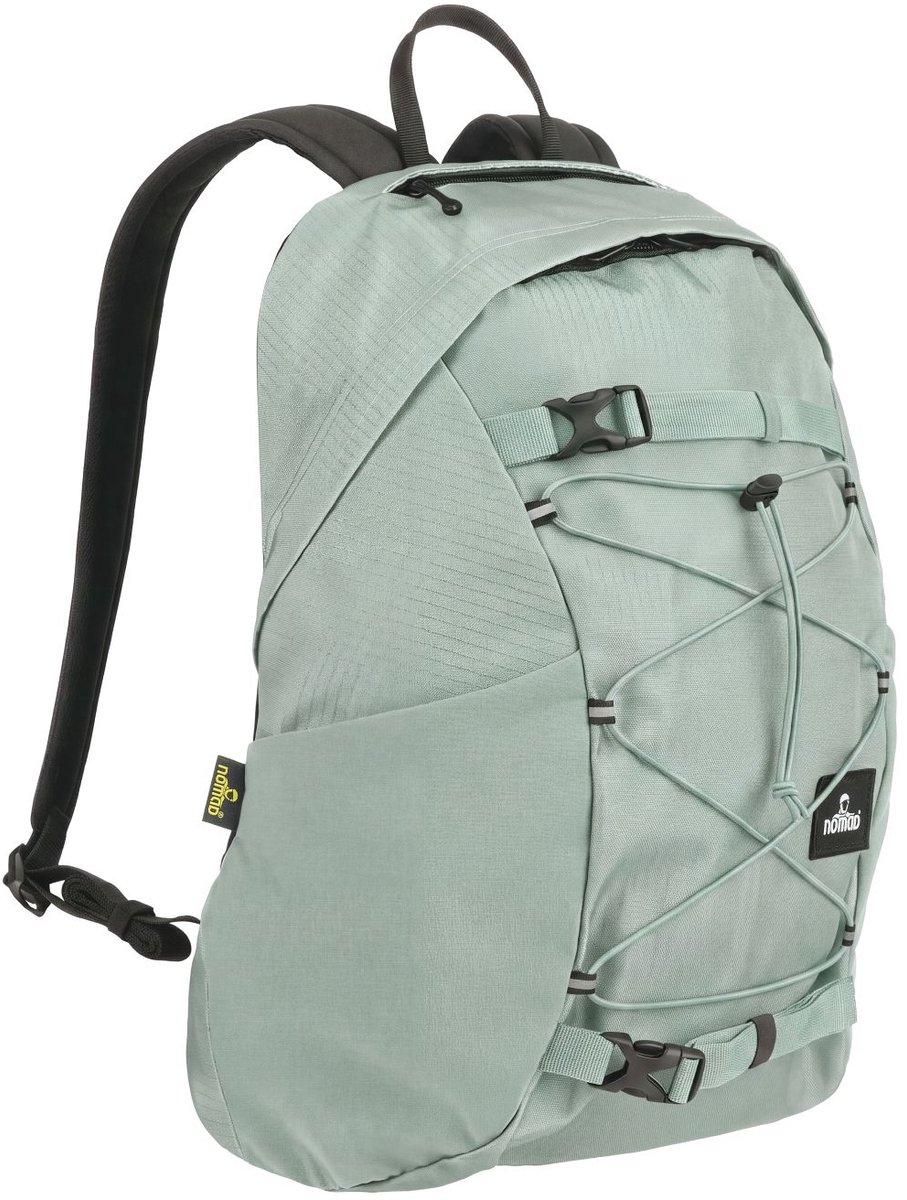 NOMAD® Torcal 16 liter Rugzak | Lichtgroen | Compacte Dagrugzak School & Werk | Laptop Rugtas 15,6 inch | 100% Gerecycled Ripstop | Lichtgewicht & Georganiseerd