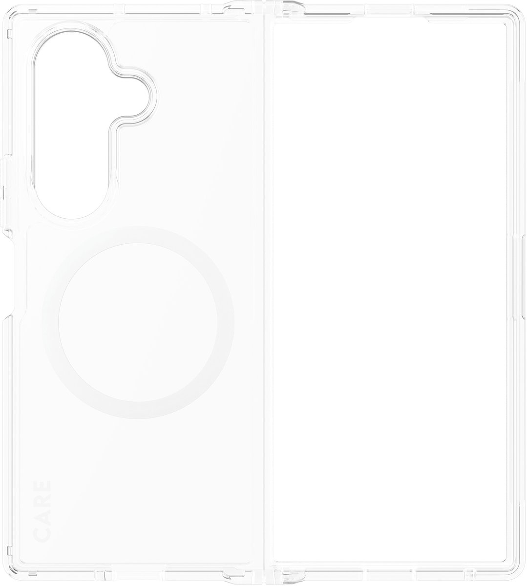 CARE by PanzerGlass Urban Combat Case geschikt voor Samsung Galaxy Z Fold 8 Ultra / Fold 7 - Transparant — cadeau in Telefoon & Tablet - foto 4