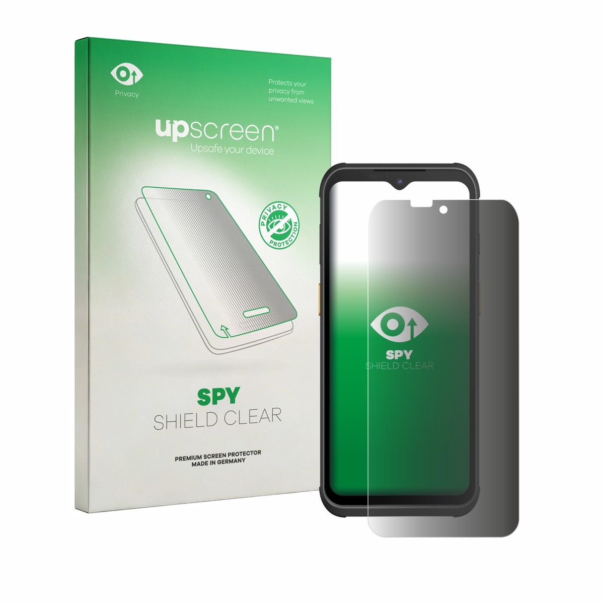 upscreen - privacy screenprotector voor Werock Rockscan A260 - Folie Beschermfolie Blauwlichtfilter