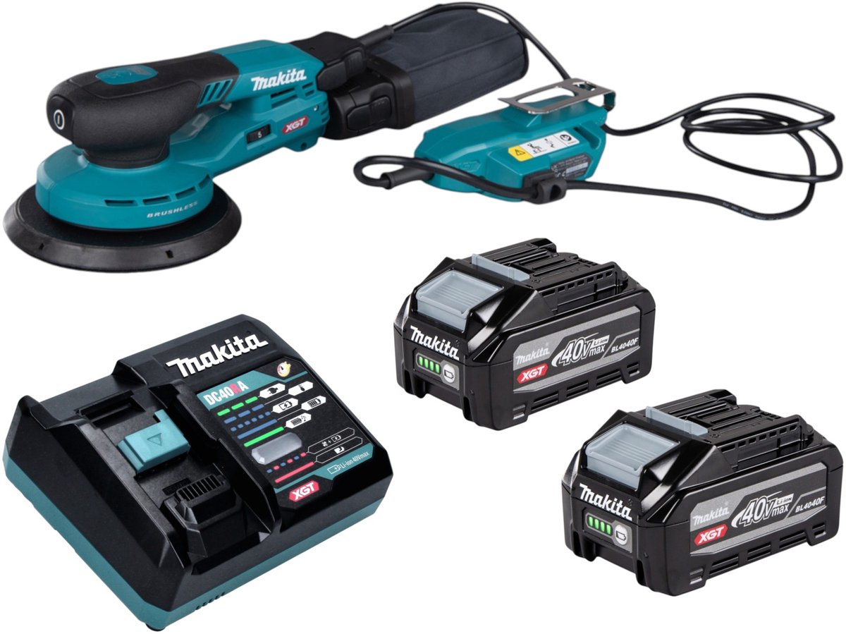 Makita BO 002 CGZ Accuschuurmachine 40 V max. 150 mm 5,0 mm slag Brushless Solo - zonder accu, zonder lader