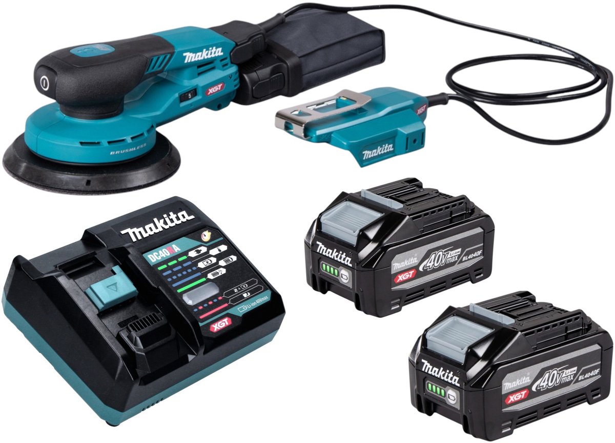 Makita BO 004 CGZ Accuschuurmachine 40 V max. 150 mm 3,0 mm slag Brushless Solo - zonder accu, zonder lader