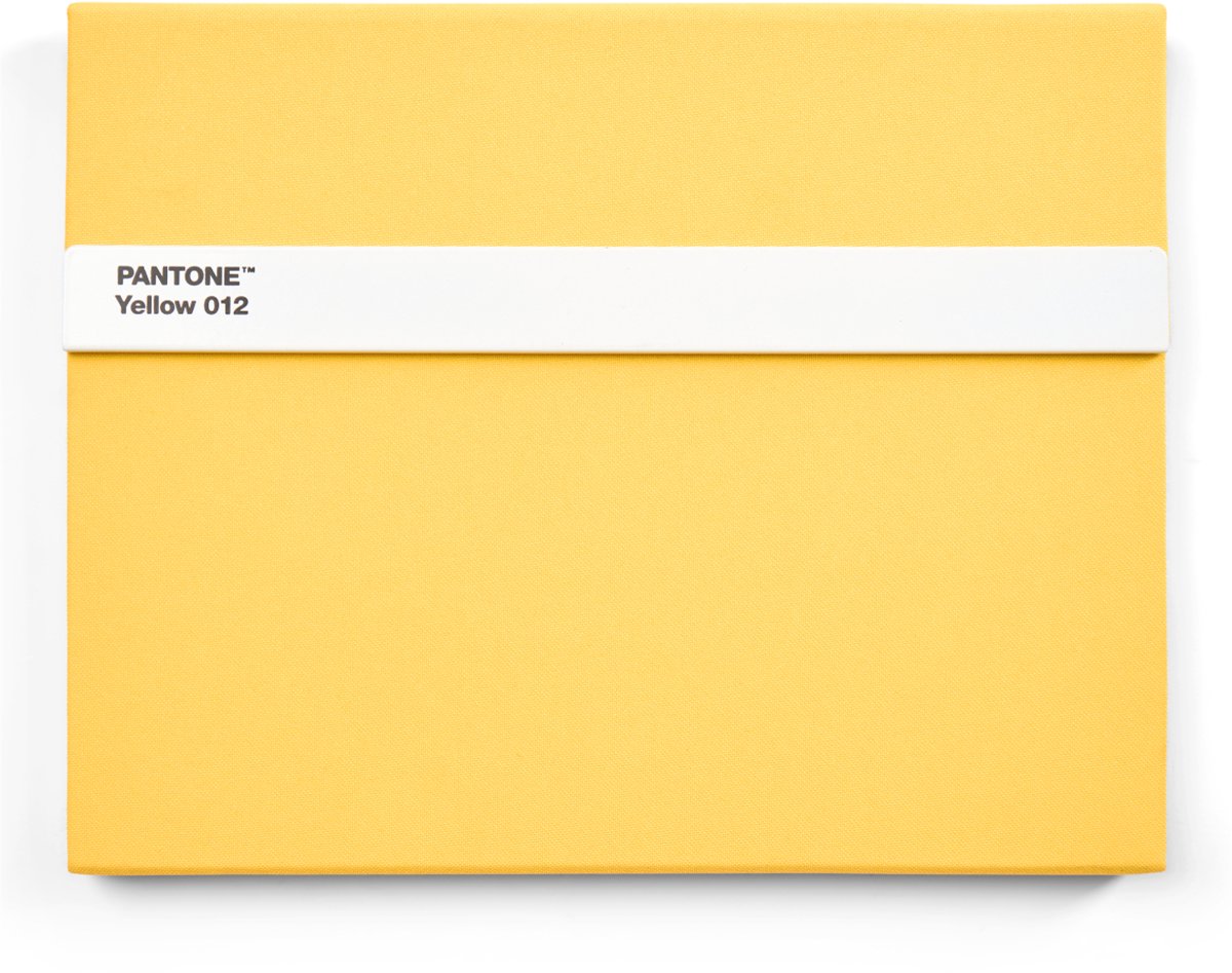 Notitieboek met Potlood - Yellow 012 C
