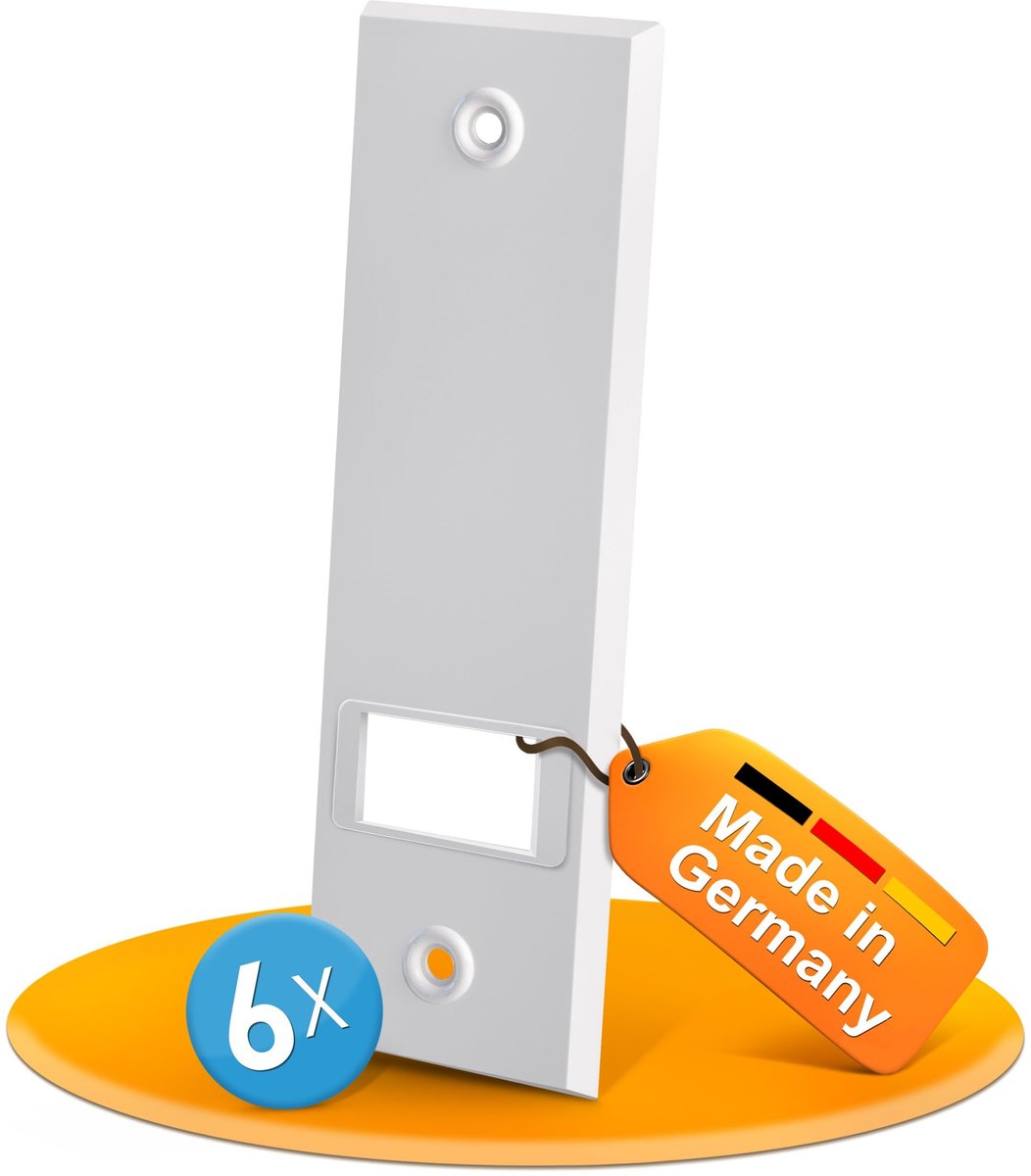 Solidchoice- Rolluikafdekking 260 mm gatafstand - Hoogwaardige Rolluikgordelafdekking - Riemwikkelaarafdekking - Robuuste Afdekplaat - Snelle Montage - Made in Duitsland - Rolluikcover