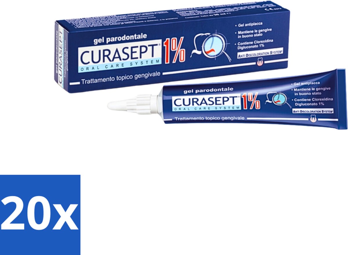 Curasept Parodontaal Gel 1% CHX 30 ml - Bulkverpakking - 20 stuks