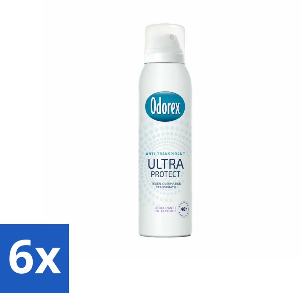 6 x Odorex - Deodorant Spray - Ultra Protect - Extra Krachtig - 150 ml - Anti-transpirant Spray - Zweetbeheersing - Geurbeheersing - Extra Krachtige Bescherming - 48 Uur Bescherming