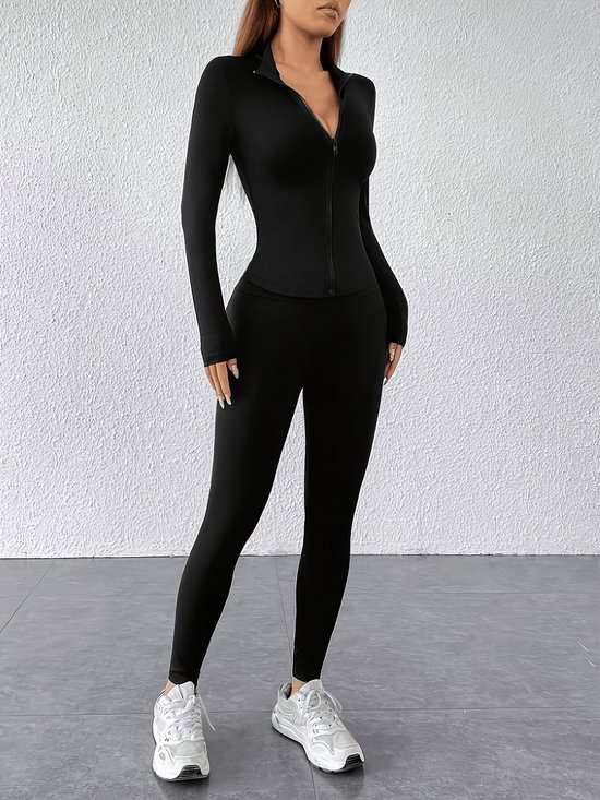 Currero Pilates Pak Dames - Yoga - Buttshaper - Gym - Fitness - Butt Lift - Bil Vergrotend - Heup Liftend - Yogakleding - Zwart XS — afbeelding 3