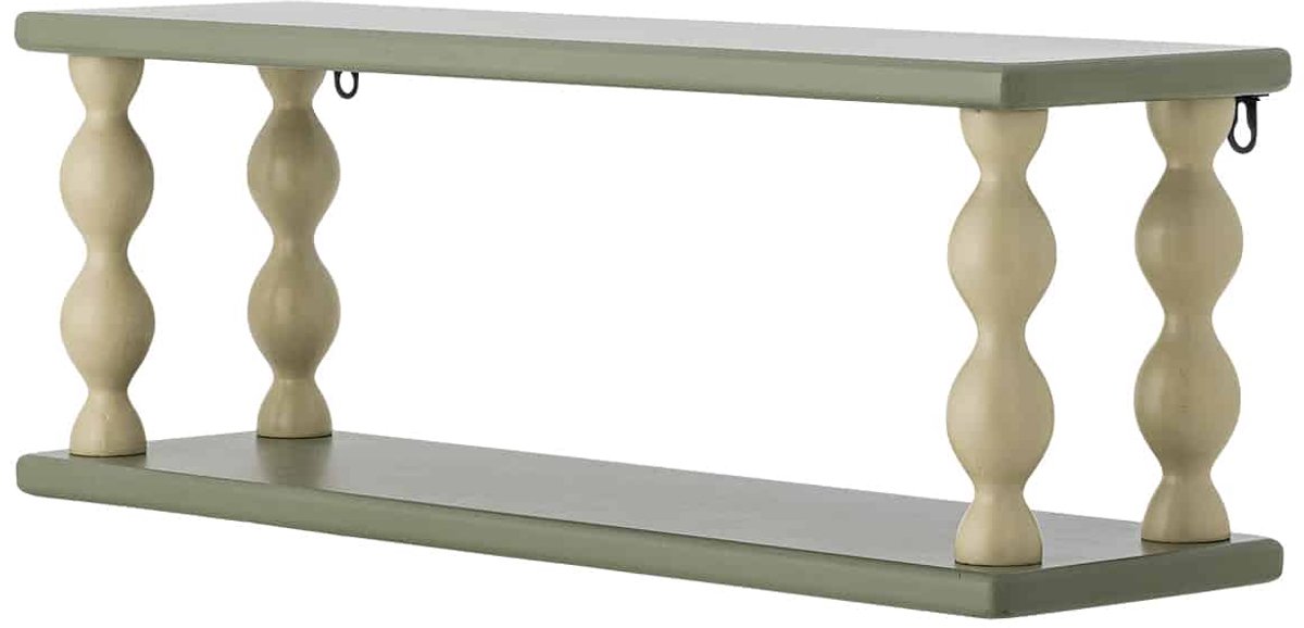 Bloomingville Wandplank Bibiola Groen Crème
